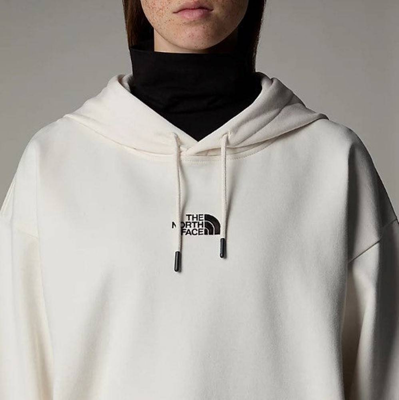 Womens essential crop hoodie-null