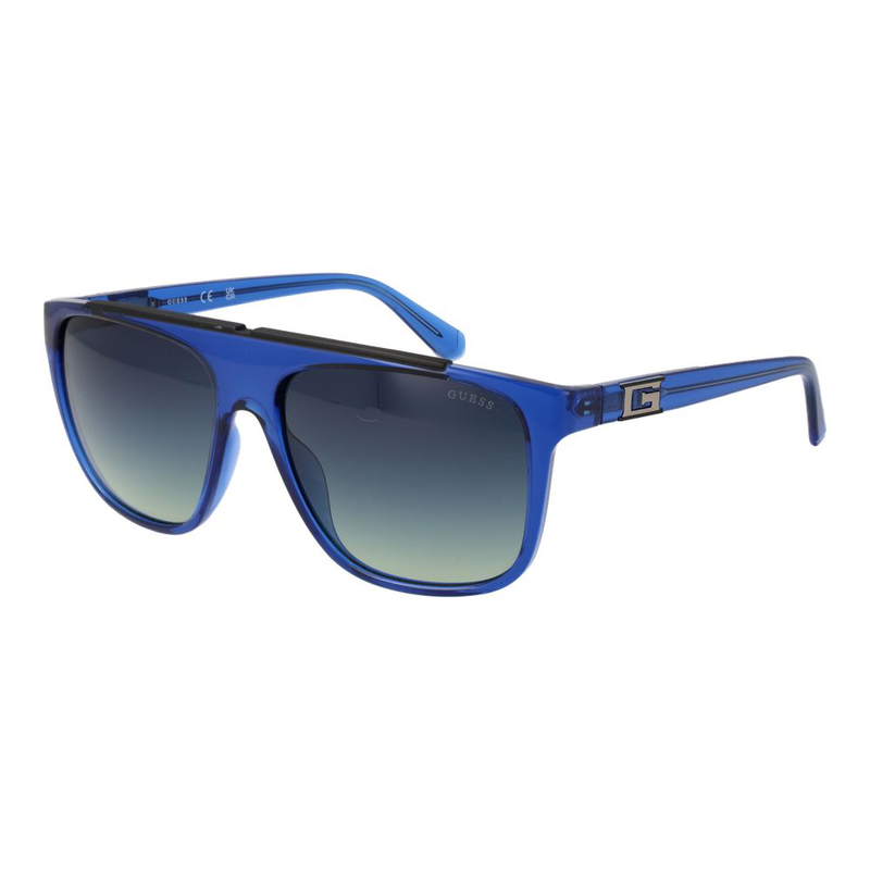Blue stainless steel sunglasses-null