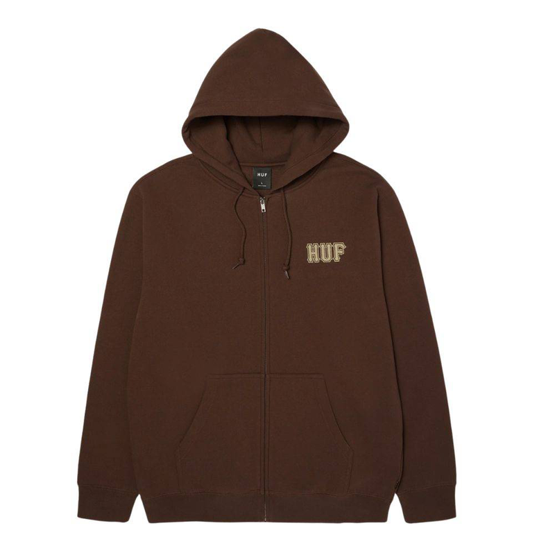 Huf classic logo f/z hoodie-null