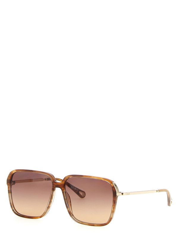 Brown acetate sunglasses-null