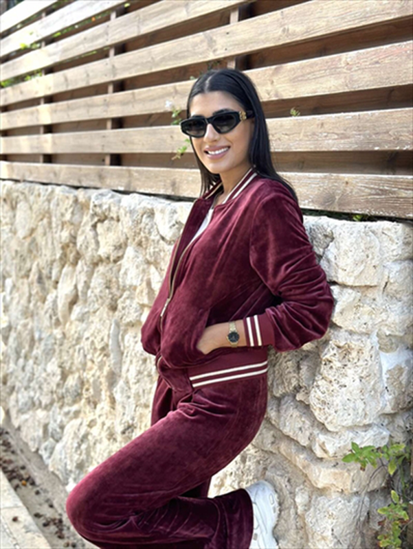 Jacket tracksuit velvet-null