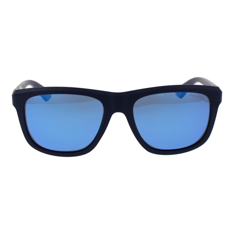 Blue plastic sunglasses-null
