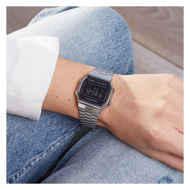 Casio vintage a168wem-1ef retro mirror watch-null