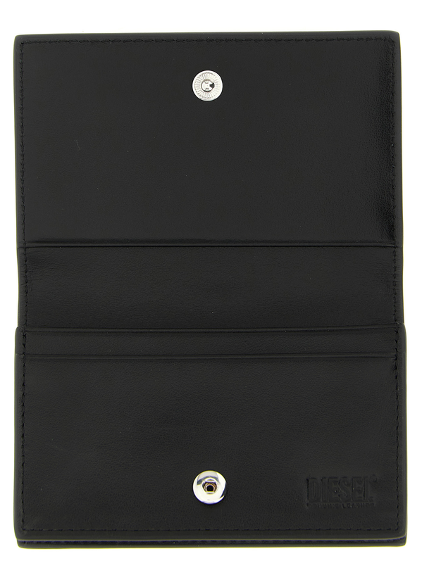 Black leather cardholder-null
