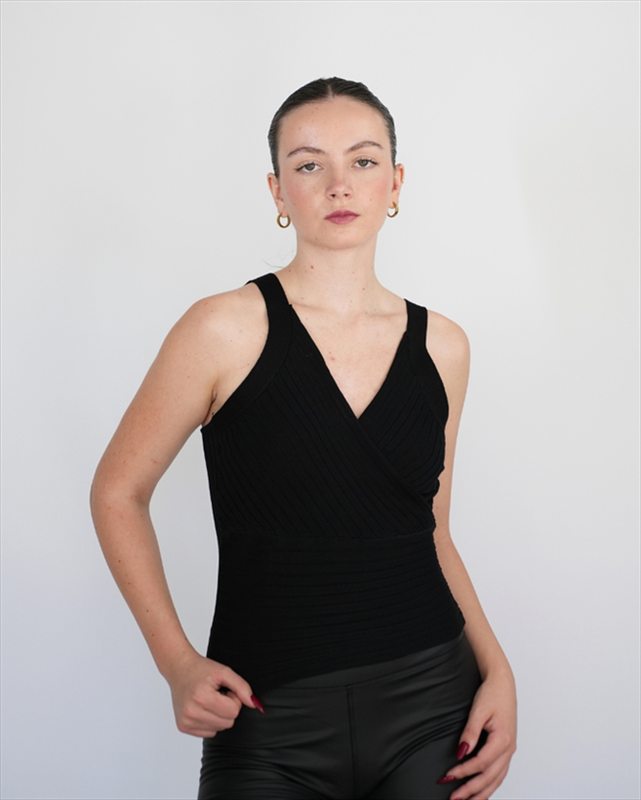 Ribbed crop top 2038-null