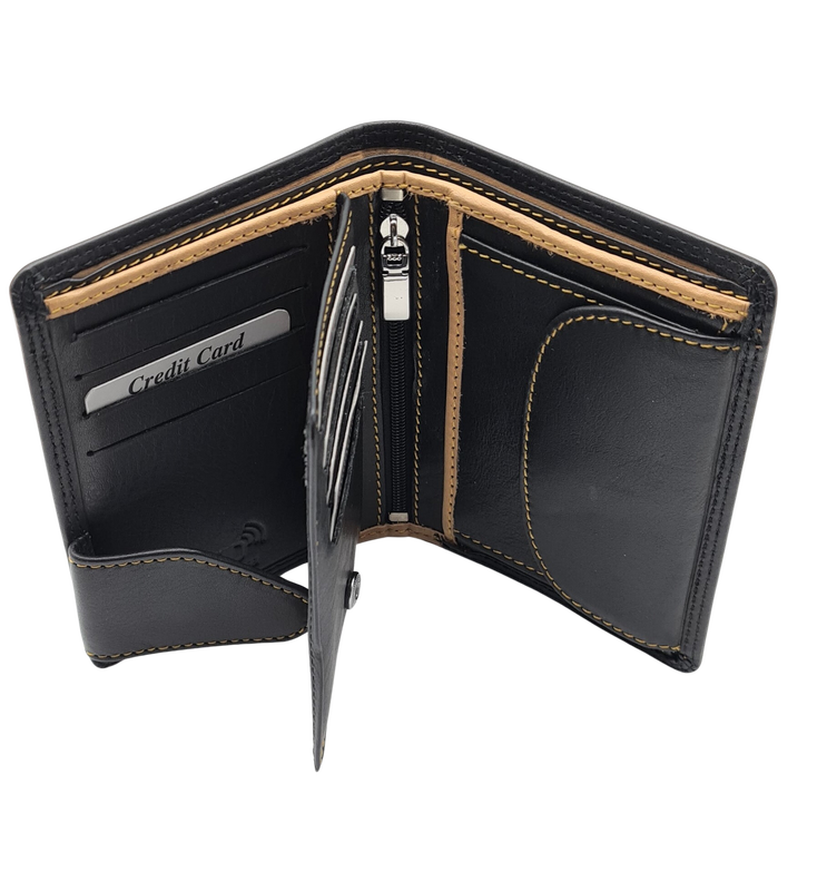 Migant design men leather wallet rfid 8095a-null