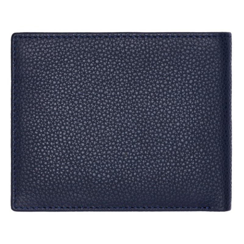 Boss wallet with flap classic grained navy image number null