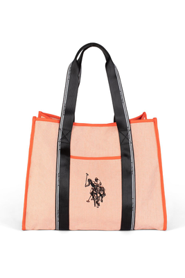 U.s. Polo assn shopping bag, Orange, medium