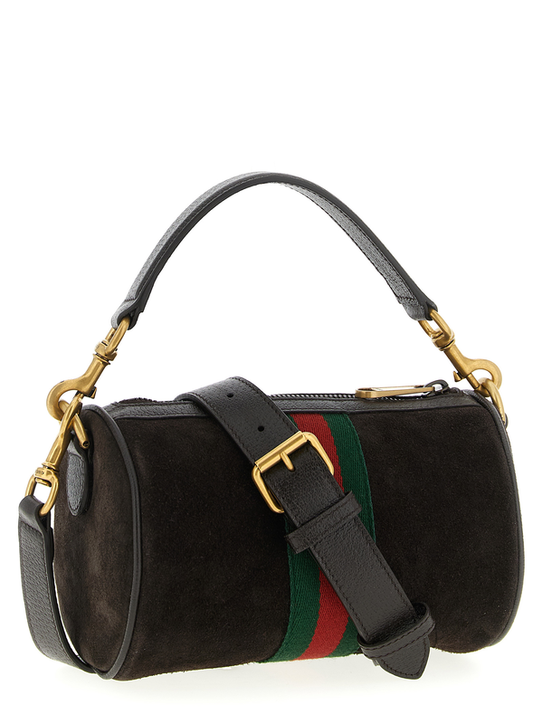 Brown calfskin handbag-null