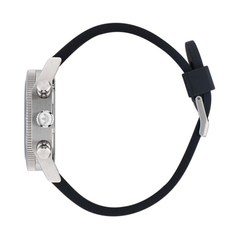 Black synthetic sport watch-null