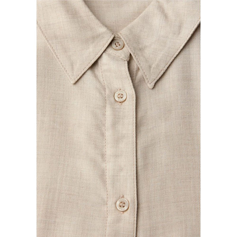 Beige viscose blouse-null