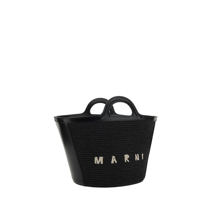 Black cotton shoulder bag-null
