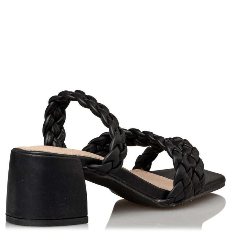 Miss nv braided mules , black-null