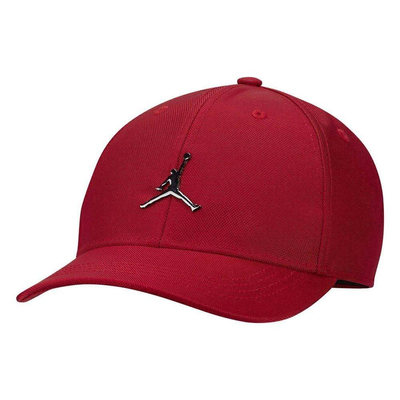 Nike jordan little kids metal jumpman curve brim, Gym Red, medium