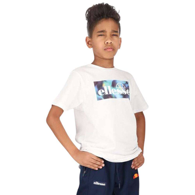 Ellesse greccio tee junior boy, White, medium