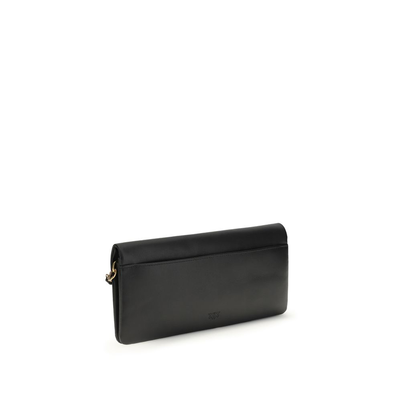 Black calf leather bos taurus clutch bag-null
