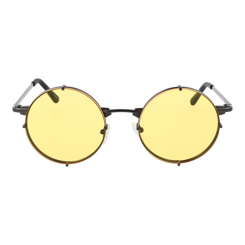 Blue metal sunglasses-null