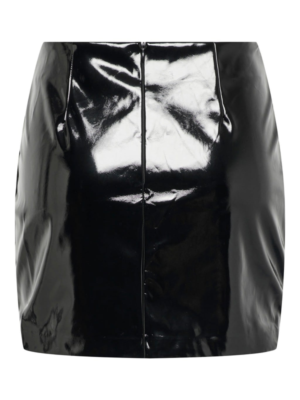 Only ruth vinyl skirt-null