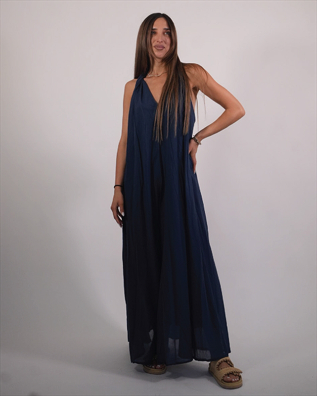 Long linen dress 25406-null