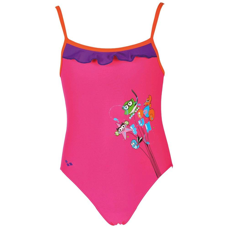 Product image: Girls rouche one piece swimsuit-null