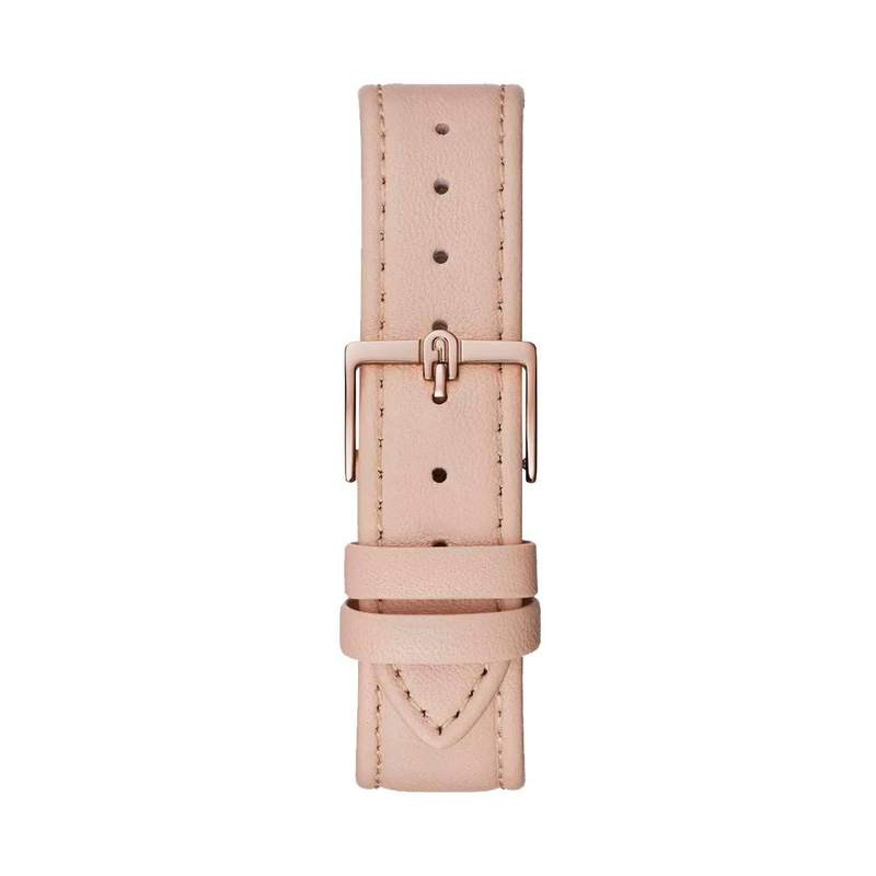 Multicolor leather dress watch-null
