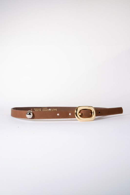 Product image: Hilda brown leather belt-null