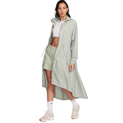 Nike sportswear essential womens trench coat, Jade Horizon, medium