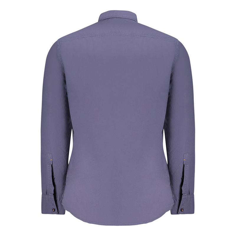 Blue cotton men shirt-null