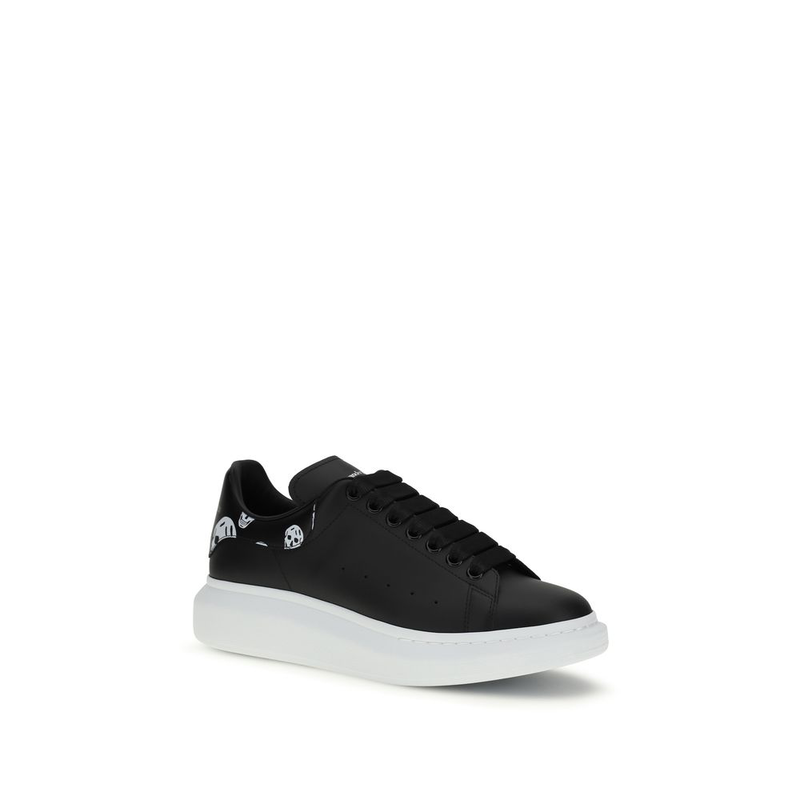 Black calf leather bos taurus chunky sneakers-null