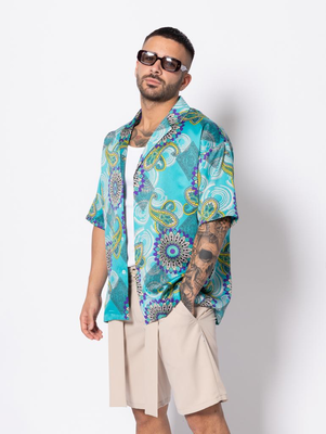 Tokyo emprime viscose short sleeve shirt