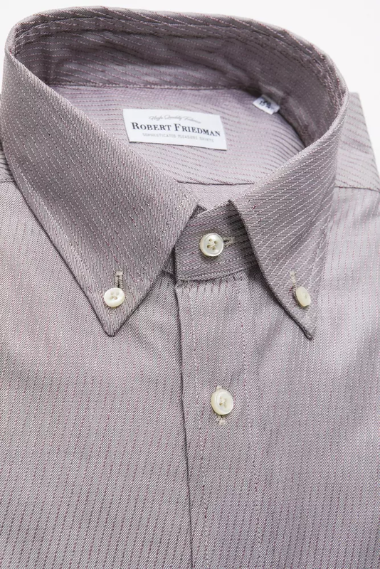 Beige cotton men shirt-null