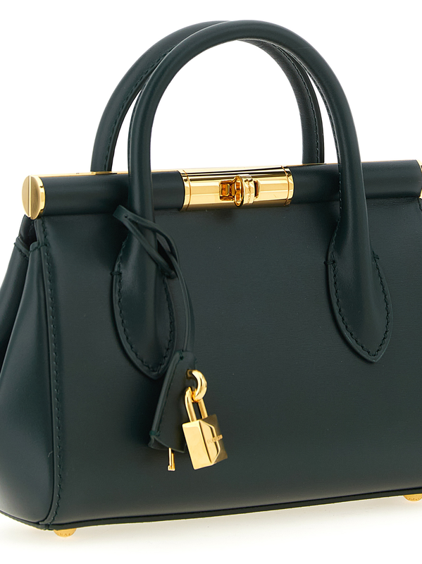 Bicolor calfskin handbag-null
