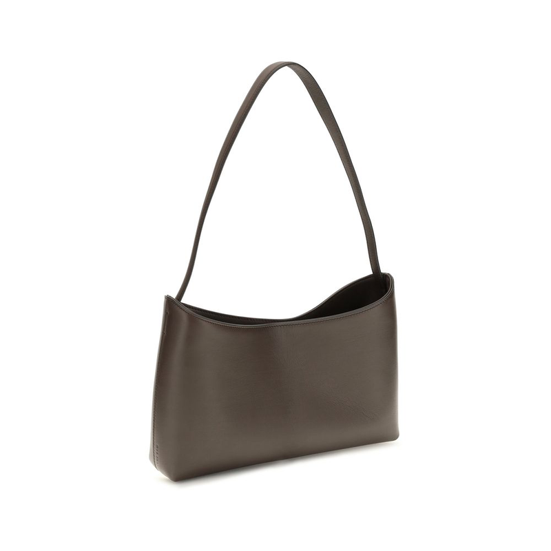 Brown calf leather bos taurus shoulder bag-null