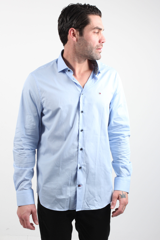Cl solid poplin sf shirt - tommy hilfiger-null