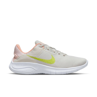 Flex experience womens running shoes, Light Bone / Atomic Green, medium