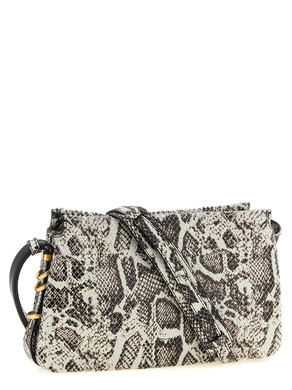 Multicolor cowhide crossbody bag-null