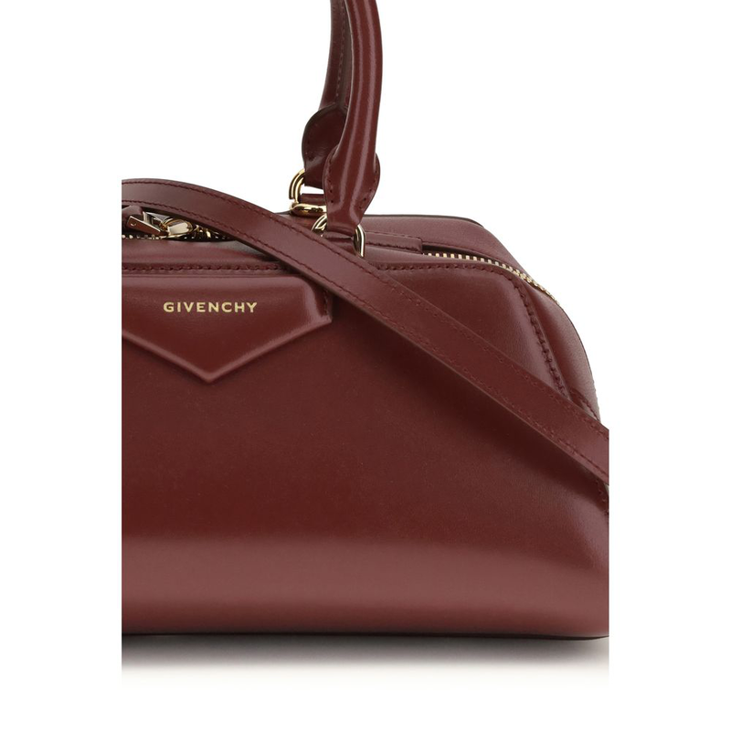 Bordeaux calf leather bos taurus handbag-null