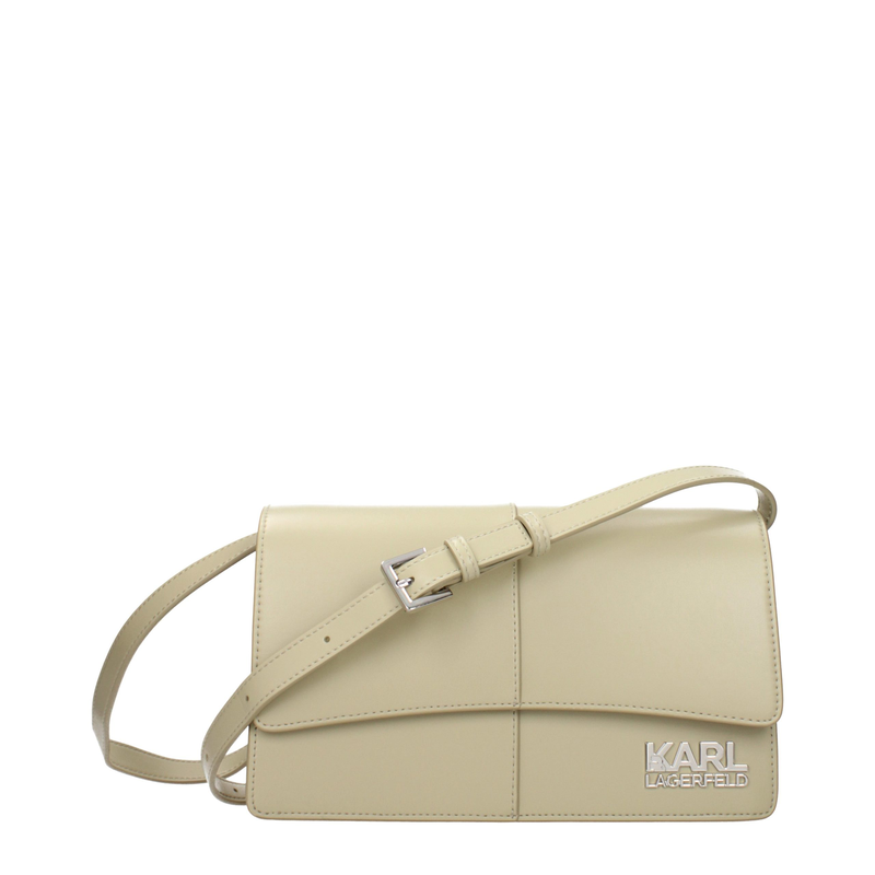 Green polyethylene crossbody bag-null