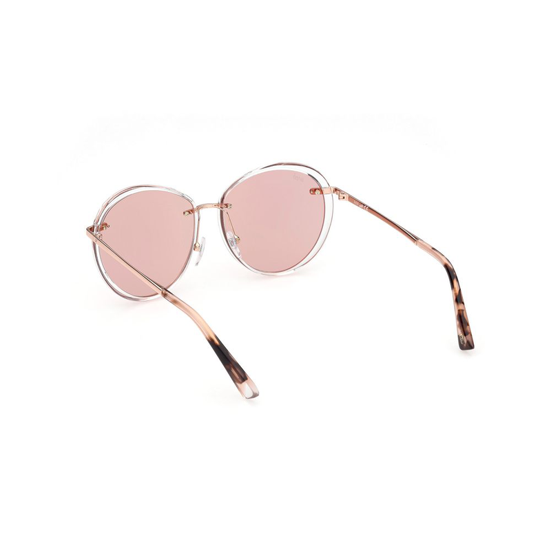 Transparent metal sunglasses-null