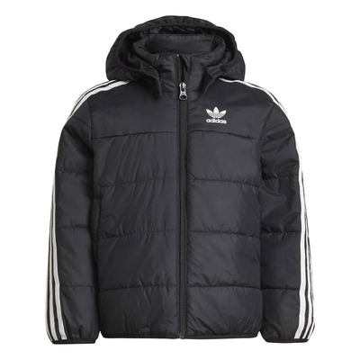 Adidas padded jacket, Black, medium