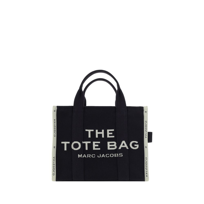 Black cotton handbag-null