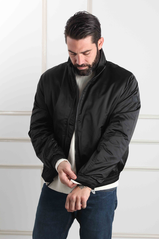 Padded harrington jacket-null