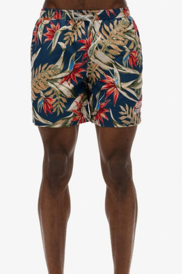 Hawaiian print swimsuit, Type, medium