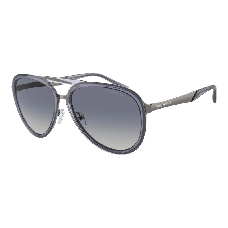Blue metal sunglasses-null