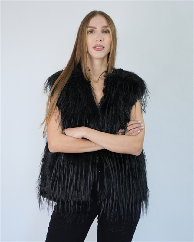 Glamorous faux fur gilet ka7171-null