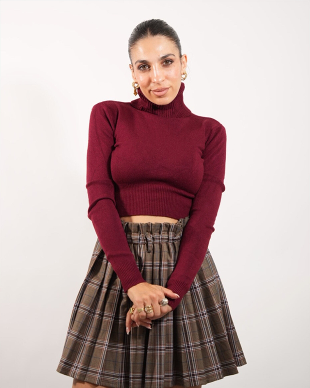 Polo ripped crop top 6023-null