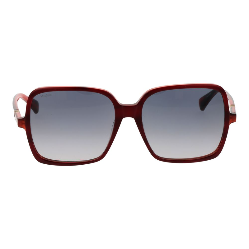 Burgundy acetate sunglasses-null