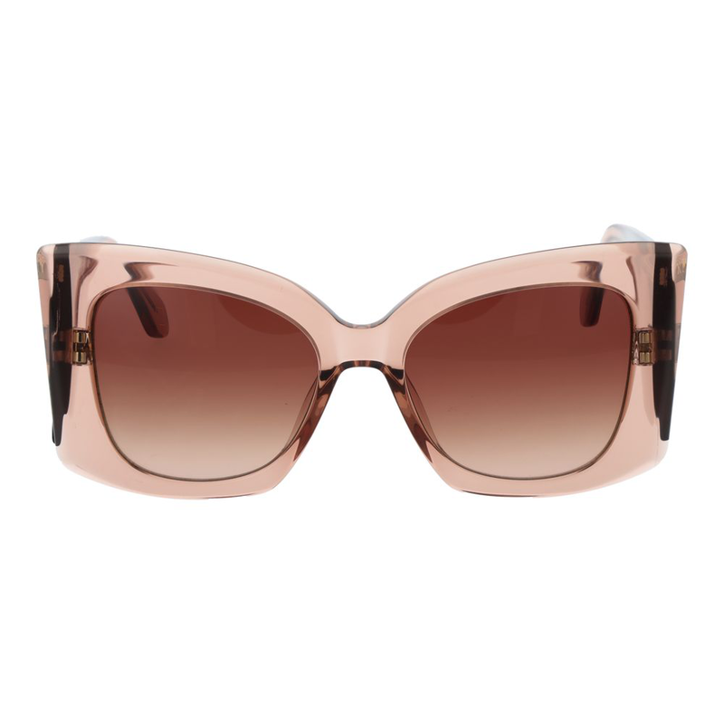Pink plastic sunglasses-null
