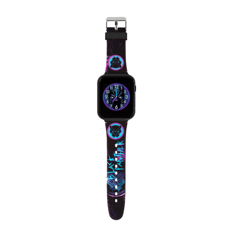 Black panther interactive silicon strap kids' watch-null