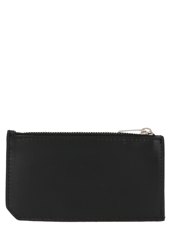 Black calfskin cardholder-null